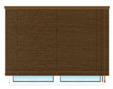 Деревянные горизонтальные жалюзи 25 мм 70 макадамия Деревянные горизонтальные жалюзи 25 мм 70 макадамия цена. Купить в «Мастерская Жалюзи»